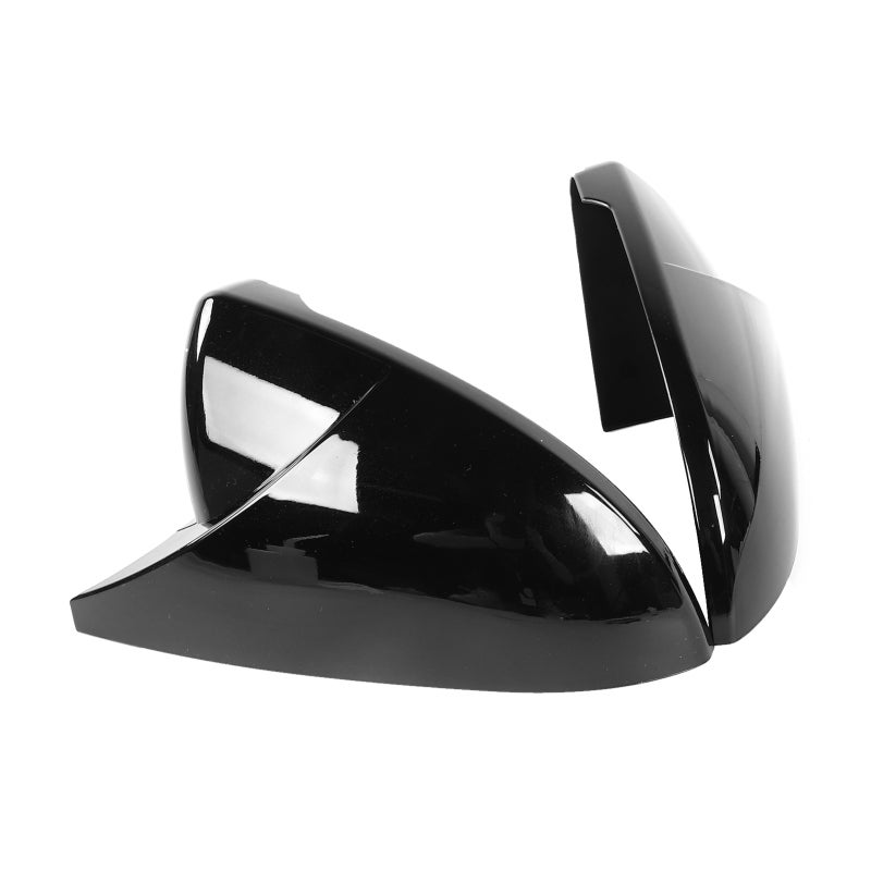 Rearview Mirror Cover Black ABS Left Right Door Mirror Housing - UV-Resistant Transparent Coating Replacement Mirror Housing for Vehicle Replacement Use - Image 5