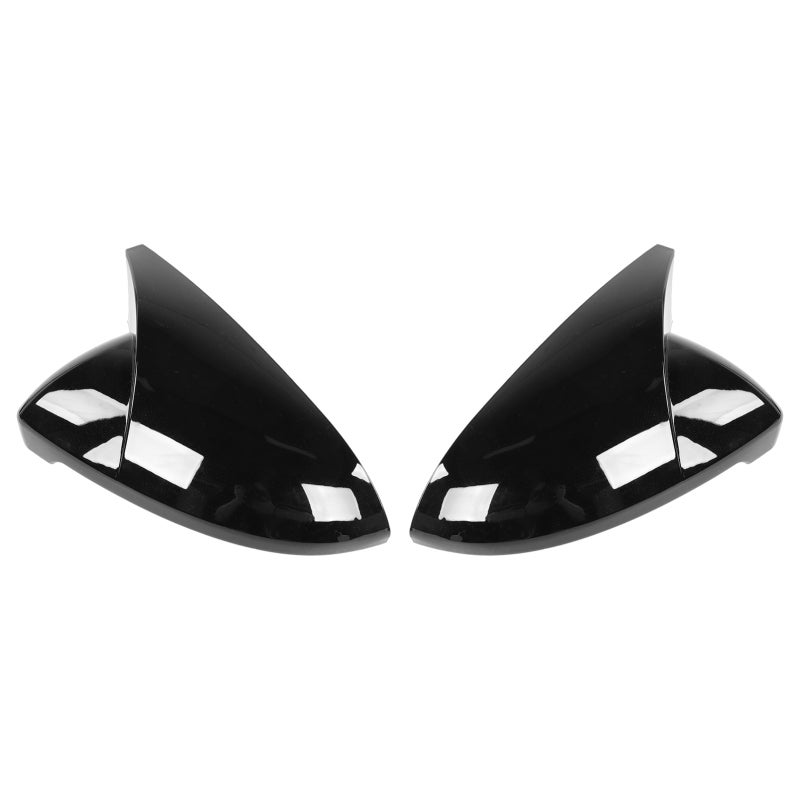 Rearview Mirror Cover Black ABS Left Right Door Mirror Housing - UV-Resistant Transparent Coating Replacement Mirror Housing for Vehicle Replacement Use - Image 4
