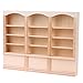 Yiphates 112 Scale Dollhouse Miniature Bookcase Display Shelf Locker Exquisite Doll House Furniture Decor Accessories for Mini Book Storage Scene Layout Collection Display for Dollhouse Enthusiasts - Image 3