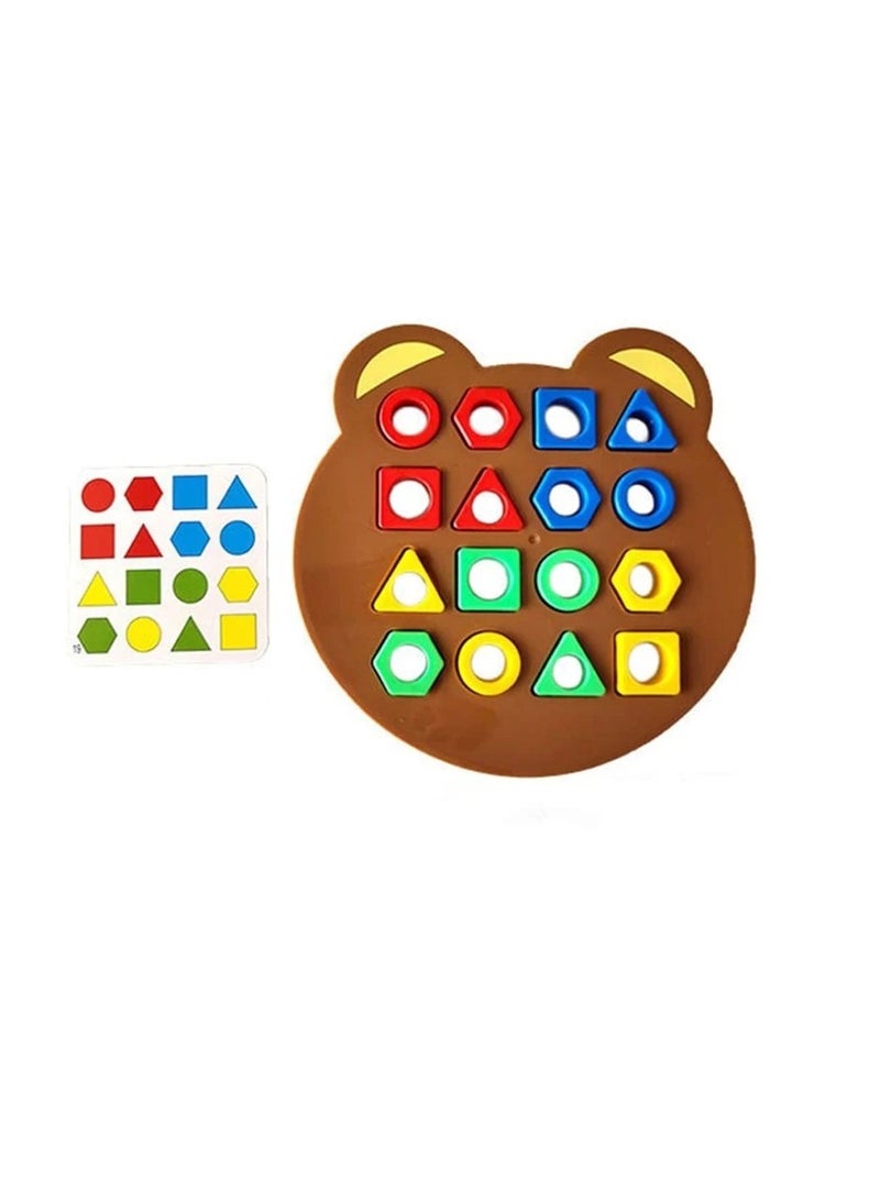 Kids Geometric Shape Matching Puzzle Game - Parent-Child Dual Battle for Focus & Brain Training | Educational Tabletop Board Toy - Image 4