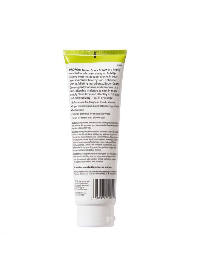 PROFOOT Heel Rescue Super Crack Foot Cream, Concentrated AHA Blend & Shea Butter, Moisturizes, Exfoliates, Softens & Aids Cracked Heel Repair, 4.4 Ounce - Image 5