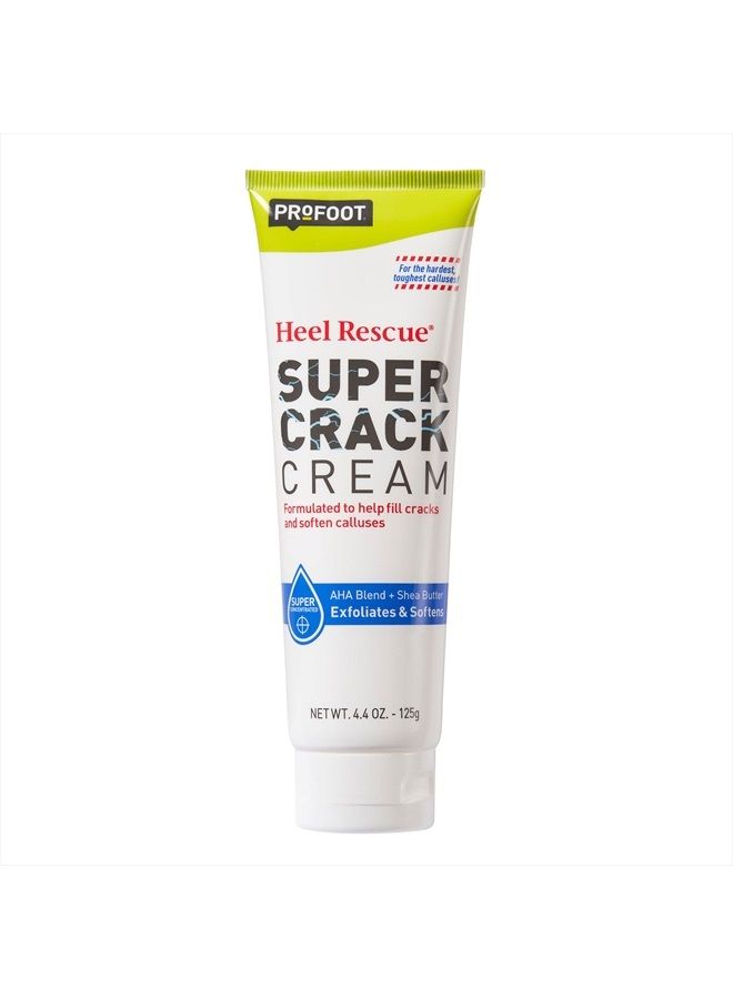 PROFOOT Heel Rescue Super Crack Foot Cream, Concentrated AHA Blend & Shea Butter, Moisturizes, Exfoliates, Softens & Aids Cracked Heel Repair, 4.4 Ounce - Image 1