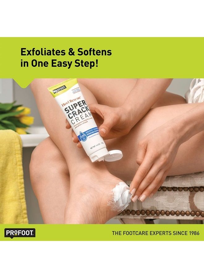 PROFOOT Heel Rescue Super Crack Foot Cream, Concentrated AHA Blend & Shea Butter, Moisturizes, Exfoliates, Softens & Aids Cracked Heel Repair, 4.4 Ounce - Image 2
