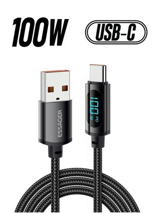 100W 5A Type-C Fast Data Charging Cable Digital Display 120CM - pzsku/ZE32C02C6F8B2607DF4D5Z/45/_/1738266837/bc37306f-4628-43a6-9650-a4b637797ac1