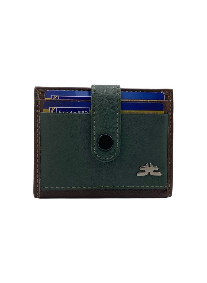 LAVERI LEATHER RFID Compact Cards & Cash Wallet # 4029C - Image 2