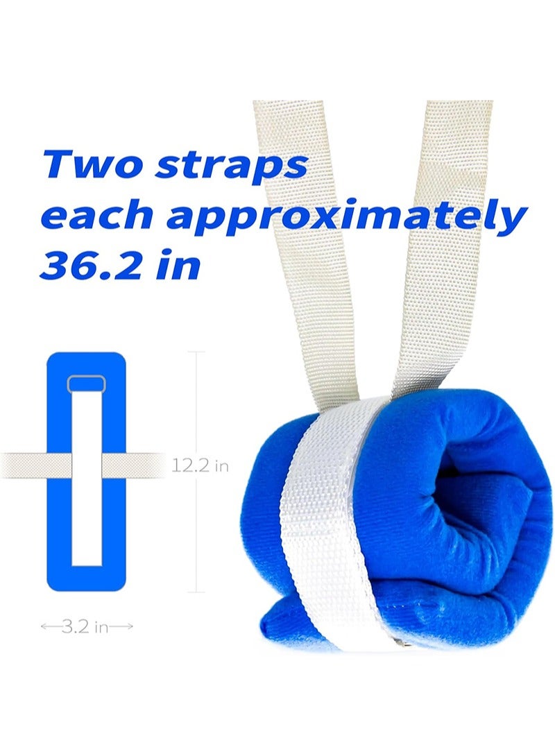 Aikanbo 4Pcs Medical Restraints Patient Hospital Bed Quick-Release Limb Holders for Hands Or Feet Universal Constraints Control  - Image 5