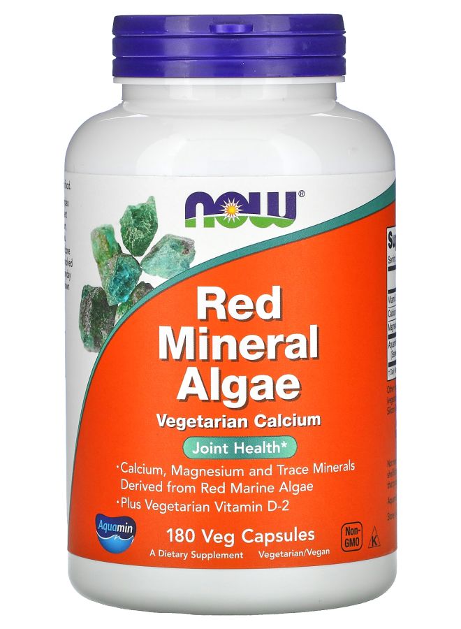 now Red Mineral Algae 180 Veg Capsules