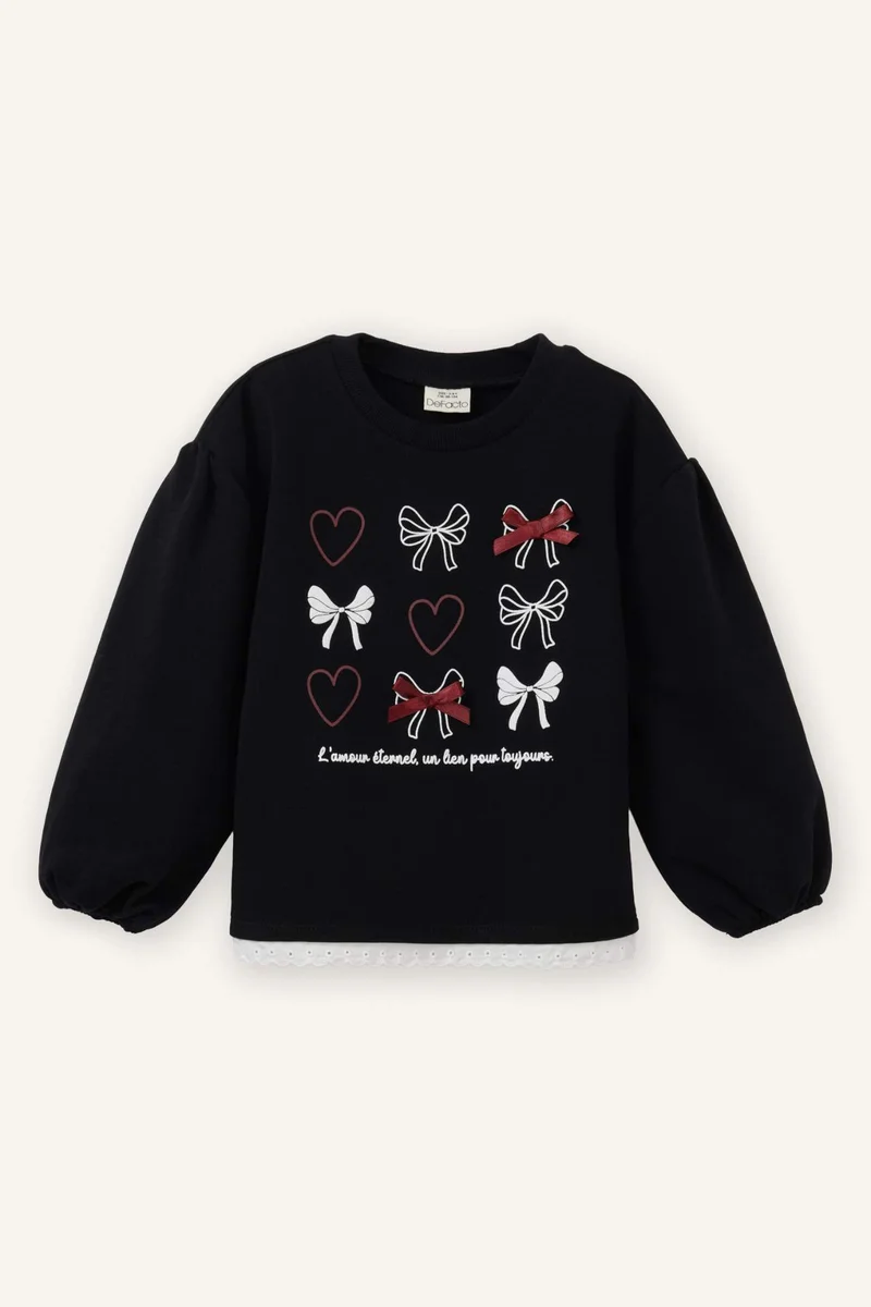 DeFacto Oversize Fit Crew Neck Sweatshirt