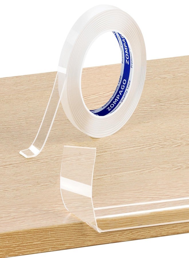 ZOMPAGO Clear Soft Corner Protectors for Furniture Strip,0.8in x9.84FT,Sharp Edge & Table Bumper,Window Edge,Wall Protector, Soft Corner Guards Safe for Proof,Table Corner Protectors in Family - Image 1