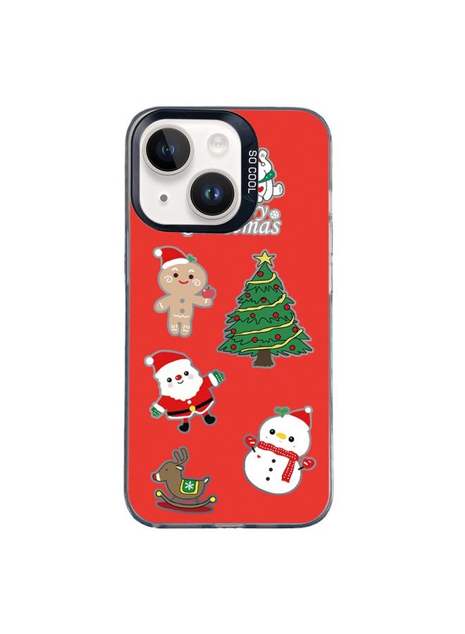 اس-توب جراب لهاتف iPhone 13 Christmas Series PC بغطاء كامل ونمط هاتف - Image 1