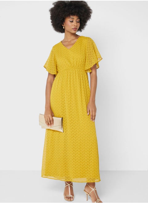Textured A-Line Dress