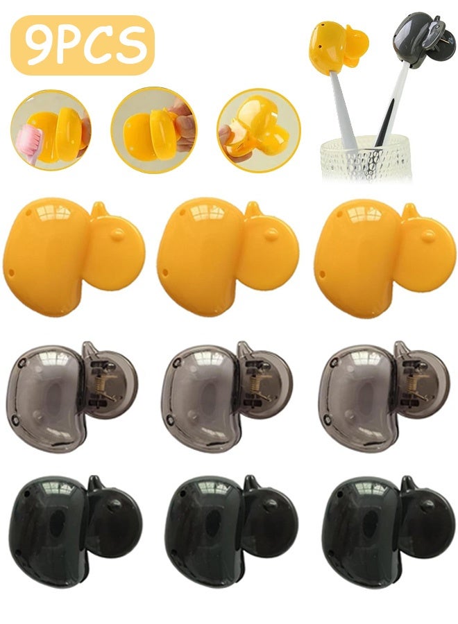 كوانتوم 9 فرشاة أسنان أغطية الرأس، فرشاة أسنان متنقلة حامي غطاء غطاء، فرشاة أسنان بلاستيكية غطاء رأس تخزين للتخييم السفر - Image 1