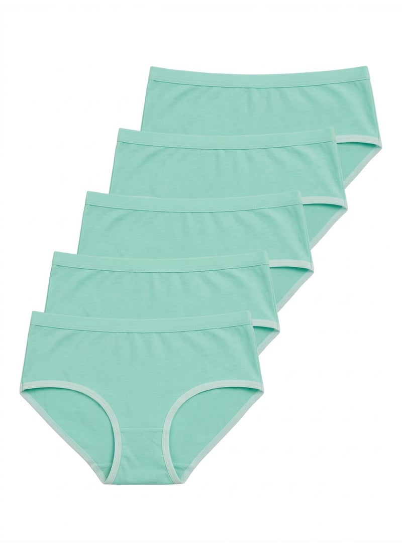 بيداني Essential Everyday Comfort Panties – 5 Packs Tifanny blue - Image 2