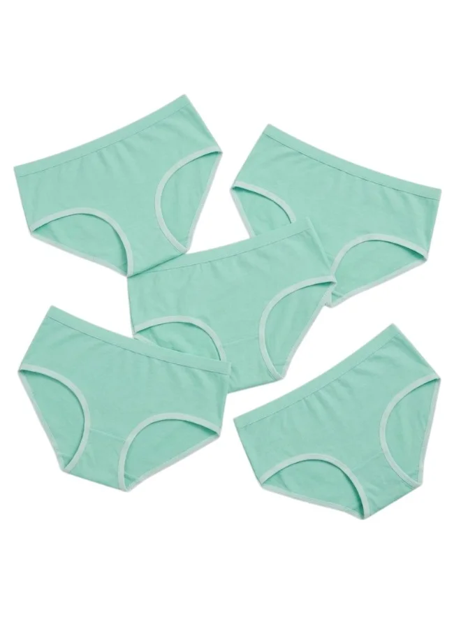 بيداني Essential Everyday Comfort Panties – 5 Packs Tifanny blue