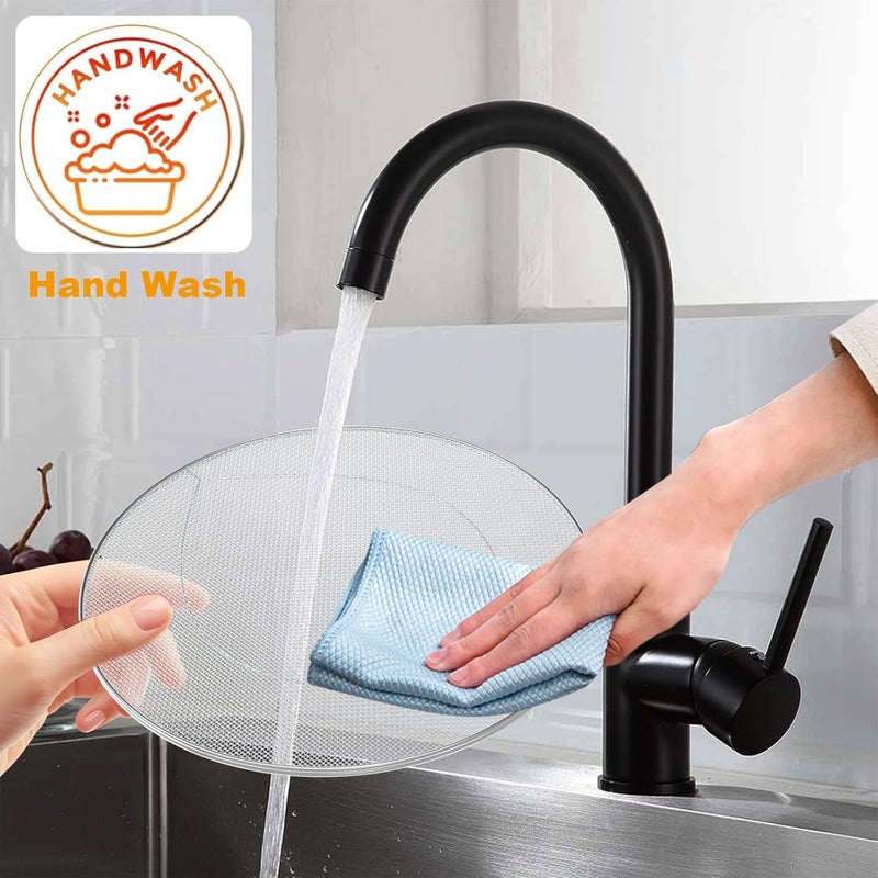 BBQ-PLUS Stainless Steel Splatter Shield for Ninja Foodi FG551 Air Fryer Accessories 2 Pack Fine Mesh Splatter Screen Replacement for Ninja Foodi Smart XL 6-in-1 Indoor Grill FG550 BG500A DG551 - Image 5