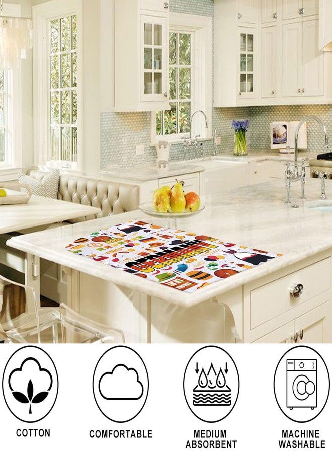 LEVLO Germany Kitchen Towel Germany Tourist Gift Germany Vacation Dish Towels Germany Housewarming Gifts for New Home (Germany Towel) - Image 3