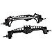 Pothyes CNC Metal Front and Rear Portal Axles for 110 RC Crawler Car Axial SCX10 III AXI03006 AXI03007 Wrangler JL AR45 Axle Upgrade Part Black - Image 2