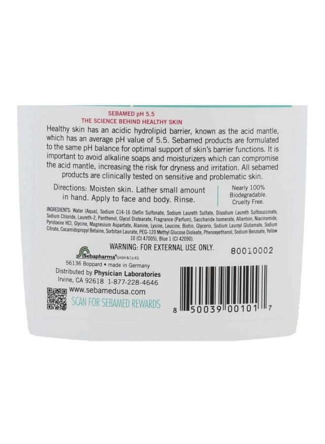 Sebamed Liquid Face & Body Wash (6.8Oz/200Ml) White 200ml - Image 3