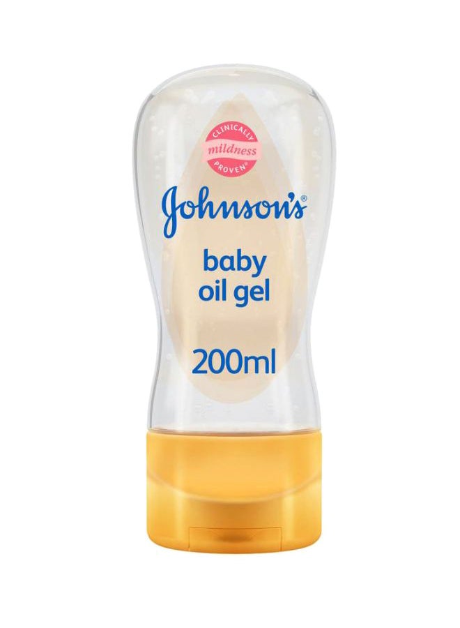Johnson's Baby Oil Gel, 200ml - Image 1