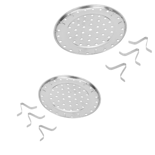 SAMUSAGYA PIC OF 2 Stainless Steel Steaming Racks - Durable Steam Trays for Cookware | Fits Instant Pot, Pressure Cooker, & More. (2 PIC). - Image 1