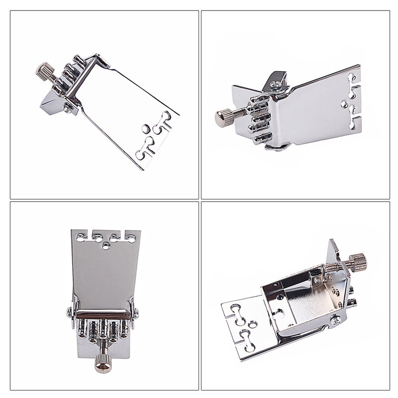 HA153 Metal 5 Strings Drawplates Tailpiece Guitar Tremolo Unit for Banjo Part Accessories ( ) - Image 3