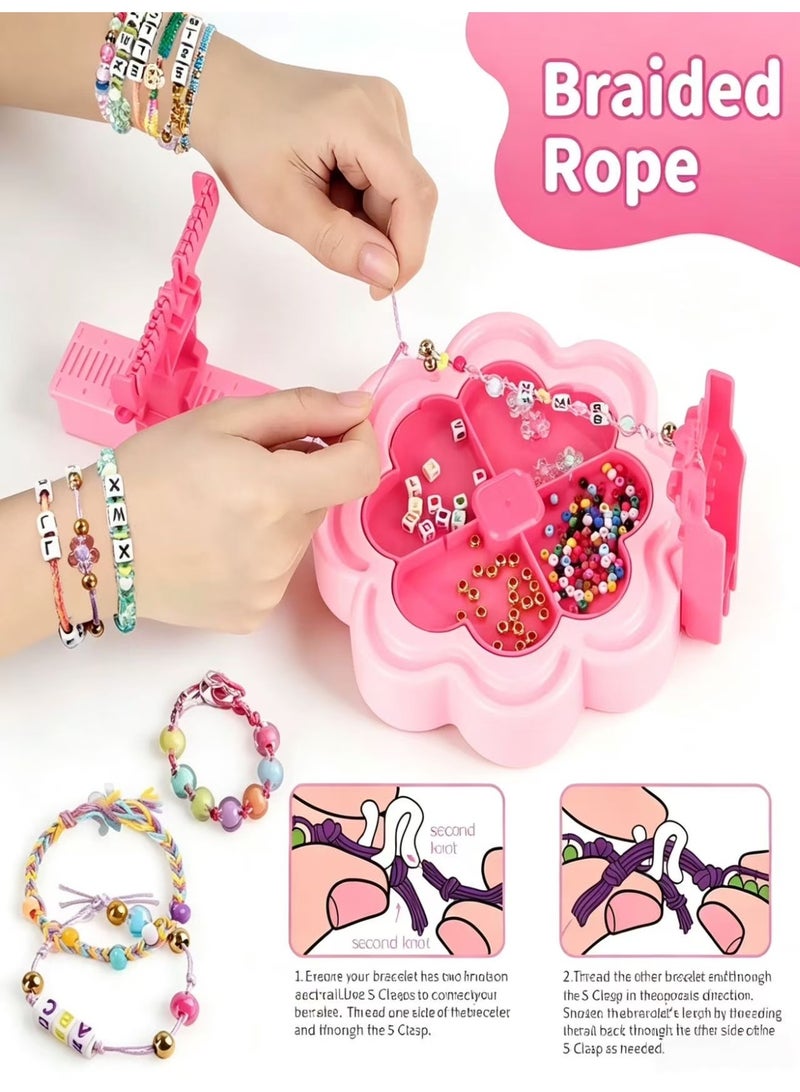 Prime Choice Friendship Bracelet Making Kit for Girls Ages 8-12, DIY Arts and Crafts Loom Bracelet Maker for Kids,  Christmas Birthday Gifts for Girls 6 7 8 9 10 11 12 Year old. - Image 2