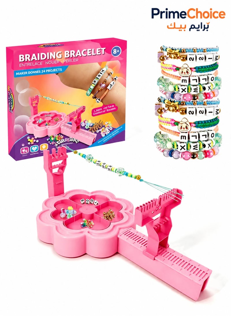 Prime Choice Friendship Bracelet Making Kit for Girls Ages 8-12, DIY Arts and Crafts Loom Bracelet Maker for Kids,  Christmas Birthday Gifts for Girls 6 7 8 9 10 11 12 Year old. - Image 1