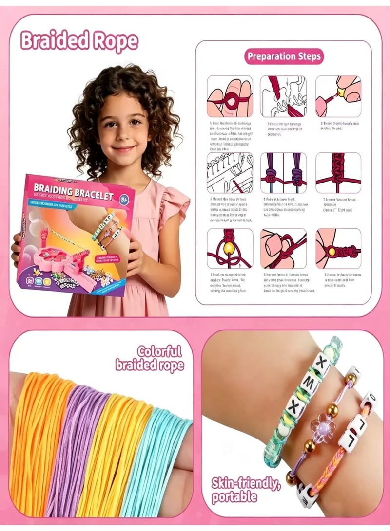 Prime Choice Friendship Bracelet Making Kit for Girls Ages 8-12, DIY Arts and Crafts Loom Bracelet Maker for Kids,  Christmas Birthday Gifts for Girls 6 7 8 9 10 11 12 Year old. - Image 5
