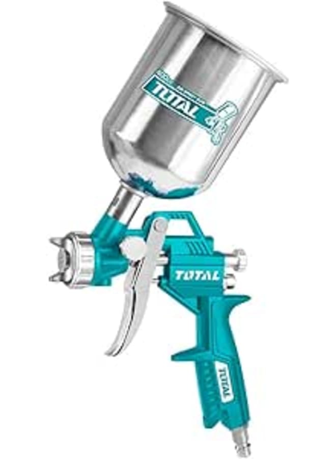 Total TAT10401 Air Spray Gun With High Performance - Teal White