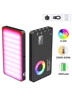 Led Light, RGB Video Light Built-in 4000mAh Rechargeable Battery LED Camera Light Full Color 12 Common Light Effects, CRI≥95 2500-8500K LED Video Light Panel with Power Function - pzsku/ZE32CC4D670F6A34536FEZ/45/_/1708679747/a4b18a73-ee9a-4df6-9330-d4a75f2a6046