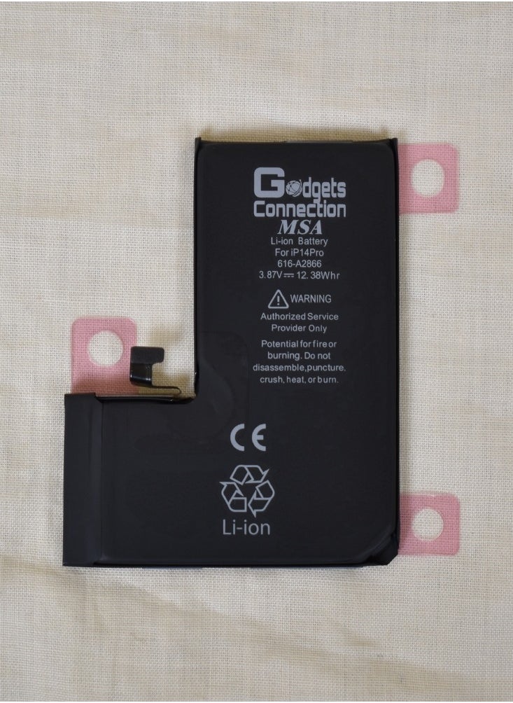 Gadgets Connection - Replacement battery for Apple iPhone 14 pro in black - Image 1