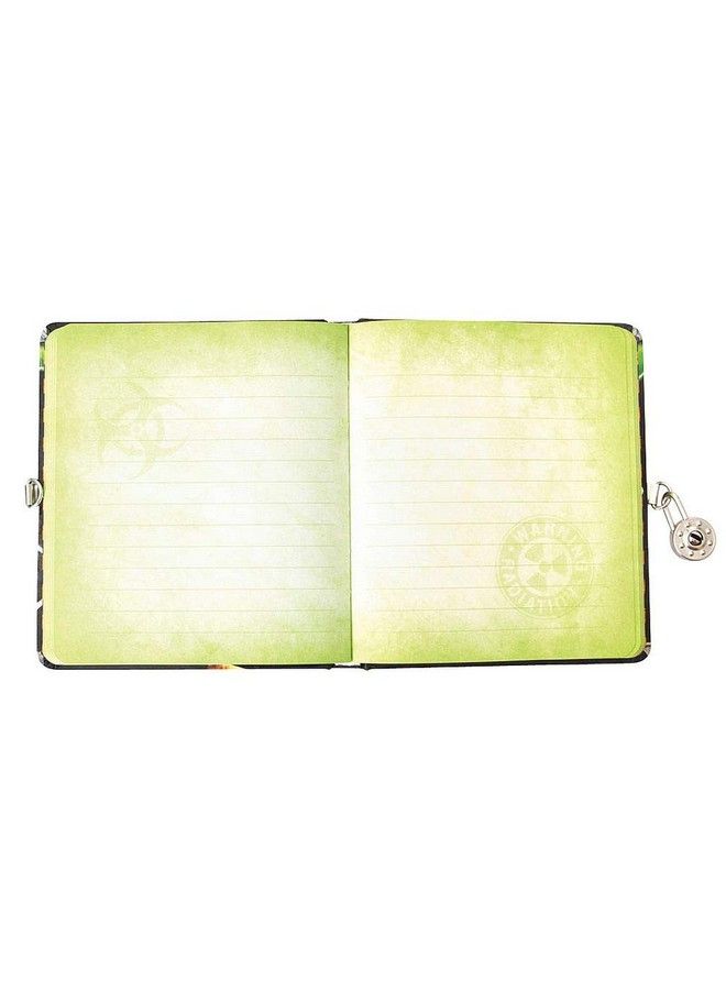 Playhouse Radioactive Glow In The Dark Lock & Key Lined Page Diary For Kids - Image 4