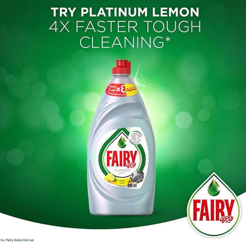 Fairy Lemon Dishwashing Liquid Soap, Concentrated Dish Soap for Tough Grease, Long-Lasting Suds, 1.5 L - Image 5