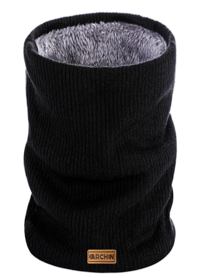 DARCHEN Neck Warmer, Neck Gaiter For Men Women, Winter Face Scarf Fleece Covering Mask, Thick Windproof Scarves Ski Winter Outdoor Activities [1 or 2 Pack] - Image 1