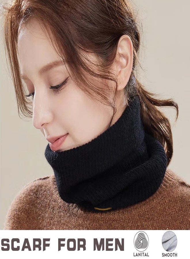 DARCHEN Neck Warmer, Neck Gaiter For Men Women, Winter Face Scarf Fleece Covering Mask, Thick Windproof Scarves Ski Winter Outdoor Activities [1 or 2 Pack] - Image 2