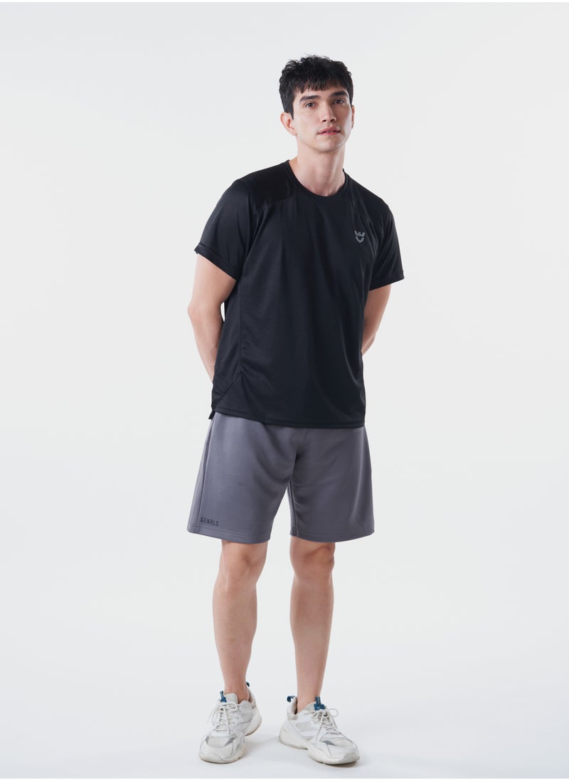 GENRLS Men's Classic Cut & Sew T-shirt Black  - Image 5