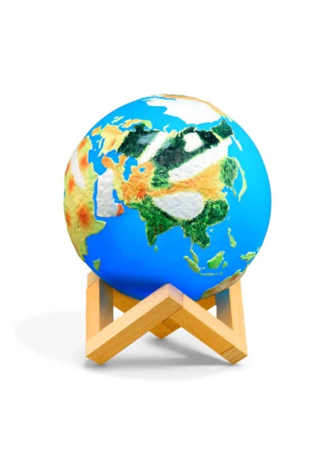 كروني إكوانتو SQ-172 مصباح لمس الأرض ومكبر صوت بلوتوث محمول للقرآن الكريم مع إضاءة 7 ألوان، والتحكم بالتطبيق، وذاكرة 8 جيجابايت - Image 1