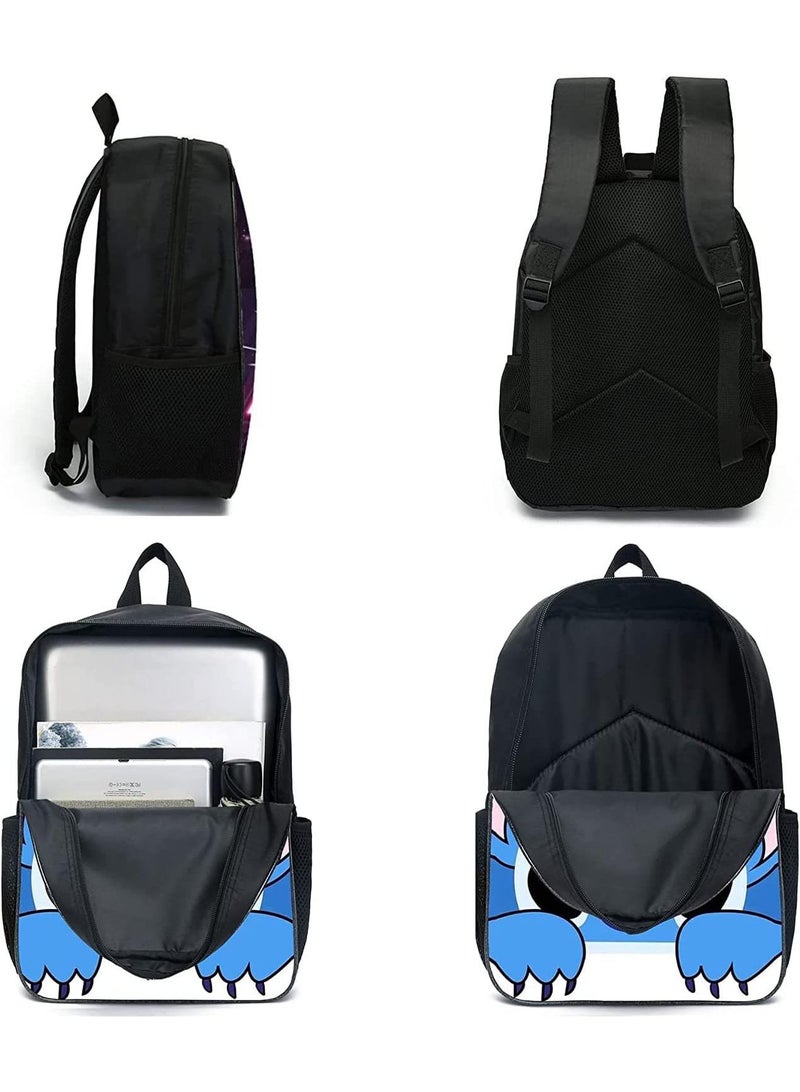 3 Pcs Set Roblox Bags Backpack School Bag Lunch Bag Pencil Case Anime Backpack Gaming Peripherals - Image 3
