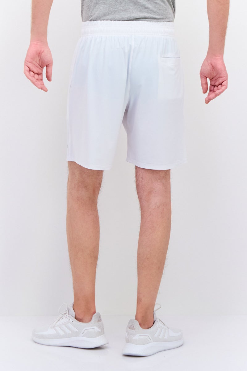 BOLA Best Of Luck Always Men 7,5 Inseam Sportswear Fit Training Shorts, White  - Image 2