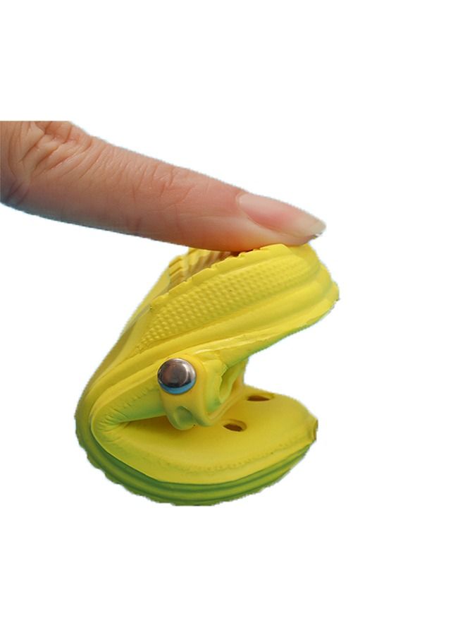 9PCS Slippers Shape Keychain, Candy Color Mini Shoes Keychain, Suitable for Boys & Girls Birthday Gift (Black White Red Green Blue Yellow Orange Pink Purple) - Image 2