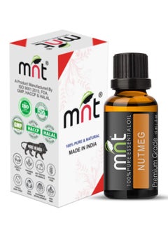 ام ان تي زيت جوز الطيب العطري من إم إن تي 100% طبيعي نقي بدرجة علاجية للعلاج العطري والبشرة وحب الشباب ونمو الشعر (15 مل)  - Image 2