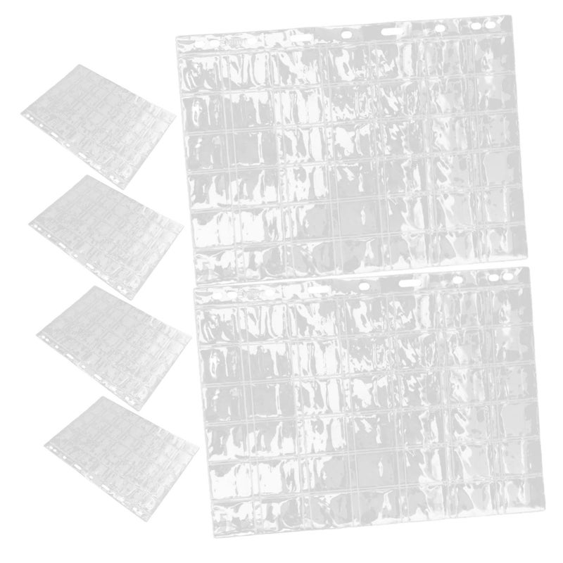 Lurrose 6 Transparent Storage Album Pages Holders for Collectors Lightweight Easy Use Break Resistant - Image 2