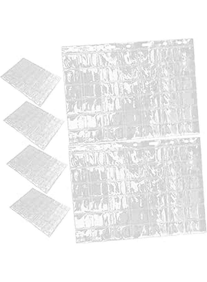 Lurrose 6 Transparent Storage Album Pages Holders for Collectors Lightweight Easy Use Break Resistant - Image 1