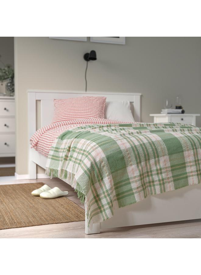 erorex Throw, Green/Off-White, 130X170 Cm - Image 2