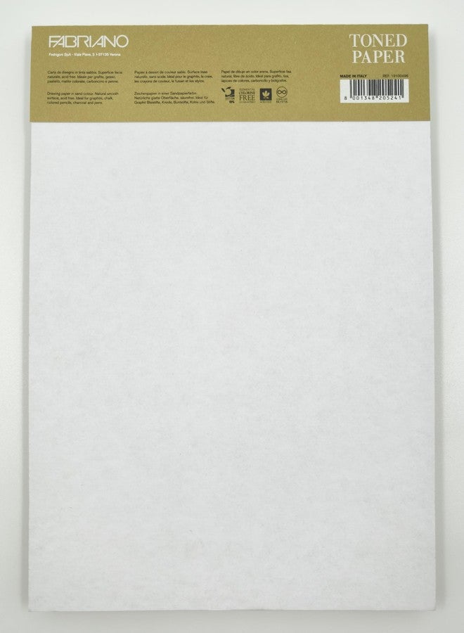 Fabriano Toned Paper Pad Sand, Size - A4, 120 GSM (Contains- 50 Sheets) - Image 2
