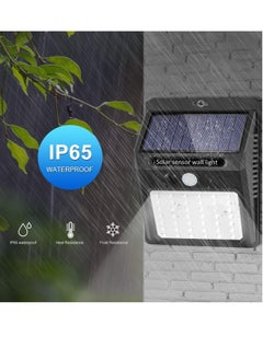 ELTRAZONE Solar Lights Outdoor [6 Pack/3 Working Mode],  Security Motion Sensor Wireless IP 65 Waterproof for Garden Fence Patio Garage (42 LED)  - Image 3