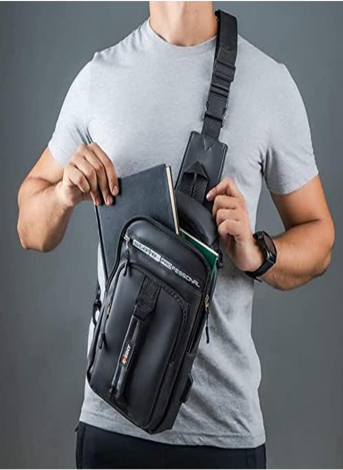 General - Men bag, Black, multi size - Image 1