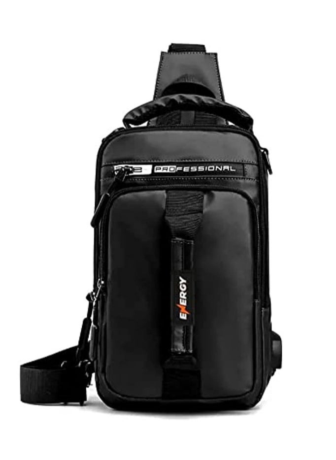 General - Men bag, Black, multi size - Image 1