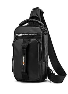 Men bag, Black, multi size