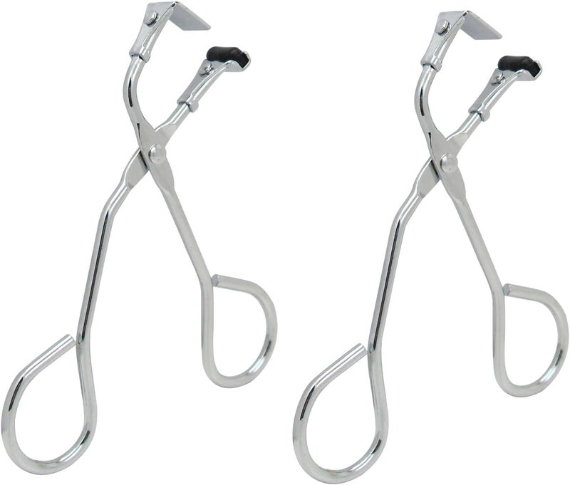 YAFIYGI عبوة 2 من مكبس الرموش المصغر لأطراف الرموش مع وسائد إعادة تعبئة مكبس الرموش المصغر بدون ضغط يناسب جميع أشكال الرموش أداة ضغط صغيرة مقسمة ودقيقة لمظهر رموش دراماتيكي